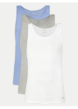 Calvin Klein Underwear Komplet 3 tank topów LV00NB4036 Kolorowy Slim Fit ze sklepu MODIVO w kategorii T-shirty męskie - zdjęcie 183904364