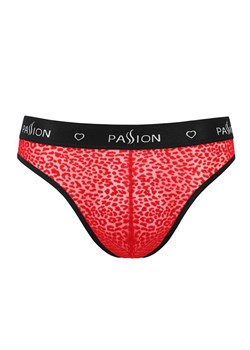 Czerwone slipy męskie koronkowe Mike 031, Kolor czerwony, Rozmiar L/XL, Passion ze sklepu Intymna w kategorii Majtki męskie - zdjęcie 183906023