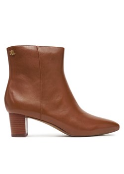 Botki LAUREN RALPH LAUREN 802974503001 Brązowy ze sklepu eobuwie.pl w kategorii Botki - zdjęcie 183906251