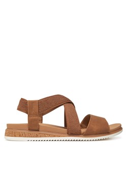 Sandały Skechers BOBS Desert Kiss Low 114705/CSNT Brązowy ze sklepu eobuwie.pl w kategorii Sandały damskie - zdjęcie 183906332