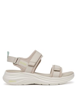 Sandały Skechers Vapor Foam-Laidback Moments 120009/NTAQ Beżowy ze sklepu eobuwie.pl w kategorii Sandały damskie - zdjęcie 183906380