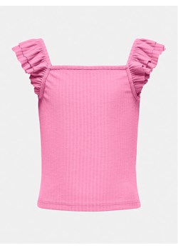 Kids ONLY Top Nella 15317829 Różowy Slim Fit ze sklepu MODIVO w kategorii Bluzki dziewczęce - zdjęcie 183907483
