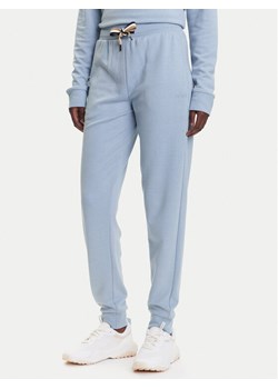 BOSS Spodnie dresowe CP Stripe 50524759 Błękitny Regular Fit ze sklepu MODIVO w kategorii Spodnie damskie - zdjęcie 183907543