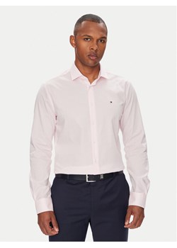 Tommy Hilfiger Koszula MW0MW38347 Różowy Slim Fit ze sklepu MODIVO w kategorii Koszule męskie - zdjęcie 183907581