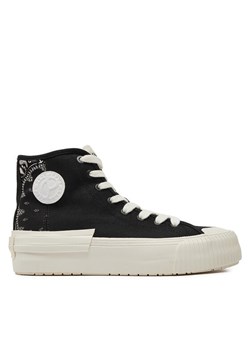 Pepe Jeans Trampki Samoi Divided PLS31554 Czarny ze sklepu MODIVO w kategorii Trampki damskie - zdjęcie 183907594