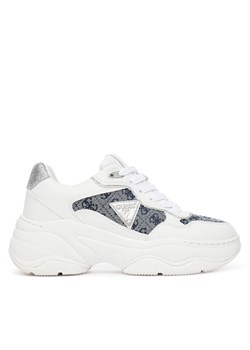 Guess Sneakersy FLTHP4 FAL12 Biały ze sklepu MODIVO w kategorii Buty sportowe damskie - zdjęcie 183907603