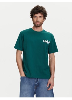 Gap T-Shirt 768925-02 Zielony Regular Fit ze sklepu MODIVO w kategorii T-shirty męskie - zdjęcie 183907620