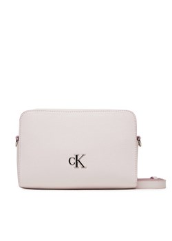 Calvin Klein Jeans Torebka Minimal Monogram Ew Camera Bag LV04K3162G Écru ze sklepu MODIVO w kategorii Listonoszki - zdjęcie 183907631