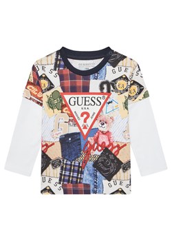 Guess Bluzka N5YI09 K8HM4 Kolorowy Regular Fit ze sklepu MODIVO w kategorii Kaftaniki i bluzki - zdjęcie 183907790