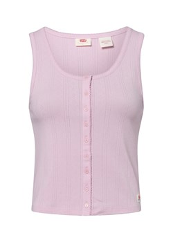 Levi's Top damski Kobiety Bawełna różowy wypukły wzór tkaniny ze sklepu vangraaf w kategorii Bluzki damskie - zdjęcie 183909481