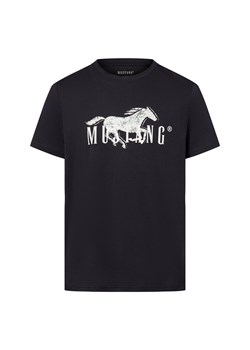 Mustang Koszulka męska - Austin Mężczyźni Bawełna czarny nadruk ze sklepu vangraaf w kategorii T-shirty męskie - zdjęcie 183909493