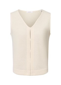 Opus Sweter damski - Gopica Kobiety Sztuczne włókno écru jednolity ze sklepu vangraaf w kategorii Kamizelki damskie - zdjęcie 183909531