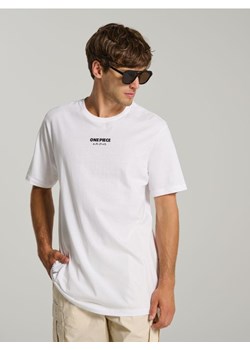 Sinsay - Koszulka z nadrukiem One Piece - biały ze sklepu Sinsay w kategorii T-shirty męskie - zdjęcie 183910422