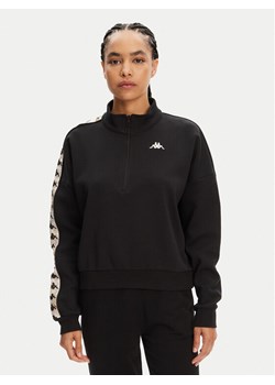 Kappa Bluza Banda Pepitagt 321Q4RW Czarny Relaxed Fit ze sklepu MODIVO w kategorii Bluzy damskie - zdjęcie 183910632