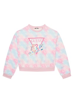 Guess Bluza J5YQ03 KA6R4 Różowy Oversize ze sklepu MODIVO w kategorii Bluzy dziewczęce - zdjęcie 183910733