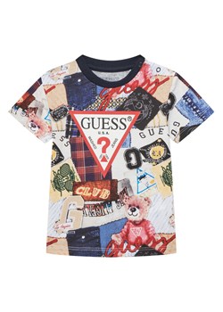 Guess T-Shirt N5YI04 K8HM4 Kolorowy Regular Fit ze sklepu MODIVO w kategorii Kaftaniki i bluzki - zdjęcie 183910762