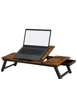 Industrialny Składany Stolik Pod Laptopa T9-F17 ze sklepu Edinos.pl w kategorii Meble biurowe - zdjęcie 183912713