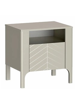Elegancka szafka nocna kaszmir - Sageri 12X - id: 50757 - marki Elior - 183912723 Elegancka szafka nocna kaszmir - Sageri 12X ze sklepu Edinos.pl w kategorii Stoliki i szafki nocne - zdjęcie 183912723