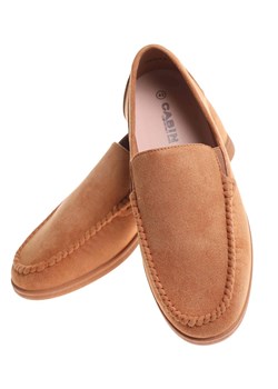 Buty męskie wsuwane karmelowe mokasyny /B2-3 17827 T288/ ze sklepu Pantofelek24.pl w kategorii Mokasyny męskie - zdjęcie 183912784