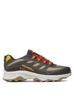 Sneakersy Merrell Moab Speed Gtx GORE-TEX J067457 Czarny ze sklepu eobuwie.pl w kategorii Buty trekkingowe męskie - zdjęcie 183913431