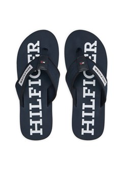 Japonki Tommy Hilfiger Patch Hilfiger Beach Sandal FM0FM05024 Granatowy ze sklepu eobuwie.pl w kategorii Klapki męskie - zdjęcie 183913440
