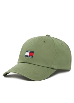 Czapka z daszkiem Tommy Jeans Tjm Heritage 6 Panel Cap AM0AM12020 Zielony ze sklepu eobuwie.pl w kategorii Czapki z daszkiem męskie - zdjęcie 183913540