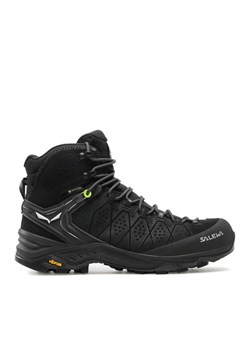 Trekkingi Salewa Ms Alp Trainer 2 Mid Gtx GORE-TEX 61382-0971 Czarny ze sklepu eobuwie.pl w kategorii Buty trekkingowe męskie - zdjęcie 183913634