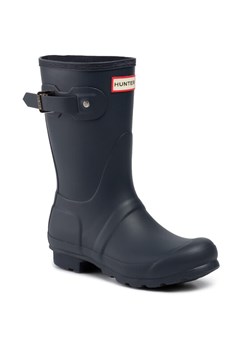 Kalosze Hunter Original Short WFS1000RMA Granatowy ze sklepu eobuwie.pl w kategorii Kalosze damskie - zdjęcie 183913661
