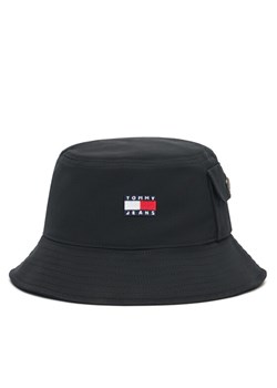 Kapelusz Tommy Jeans Heritage Bucket AM0AM13423 Czarny ze sklepu eobuwie.pl w kategorii Kapelusze męskie - zdjęcie 183913673