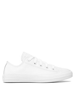 Trampki Converse Chuck Taylor All Star Ox 136823C Biały ze sklepu eobuwie.pl w kategorii Trampki damskie - zdjęcie 183913681