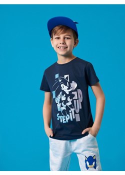 Sinsay - Koszulka Sonic the Hedgehog - granatowy ze sklepu Sinsay w kategorii T-shirty chłopięce - zdjęcie 183916392