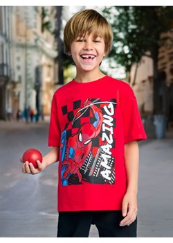Sinsay - Koszulka Spider-Man - czerwony ze sklepu Sinsay w kategorii T-shirty chłopięce - zdjęcie 183916402