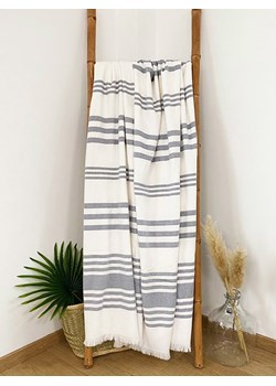 Le Comptoir de la Plage Fouta &quot;Karabuk&quot; w kolorze biało-granatowym - 180 x 140 cm ze sklepu Limango Polska w kategorii Ręczniki - zdjęcie 183917821