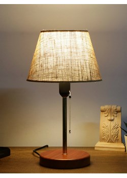 Opviq Lampa stołowa w kolorze kremowo-brązowym - wys. 38 x Ø 22 cm ze sklepu Limango Polska w kategorii Lampy stołowe - zdjęcie 183917901