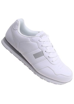 Buty sportowe męskie sznurowane białe /B4-2 17819 T485/ ze sklepu Pantofelek24.pl w kategorii Buty sportowe męskie - zdjęcie 183919582