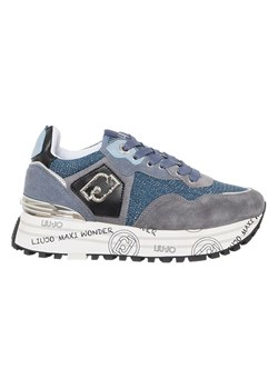 Liu Jo Skórzane sneakersy w kolorze niebieskim ze sklepu Limango Polska w kategorii Buty sportowe damskie - zdjęcie 183919672