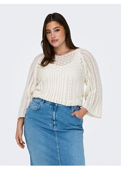 ONLY Carmakoma Sweter w kolorze kremowym ze sklepu Limango Polska w kategorii Swetry damskie - zdjęcie 183919981