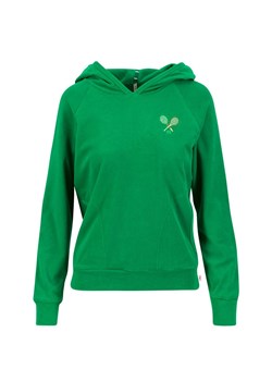 Blutsgeschwister Bluza &quot;Miracle of Wimbledoncourt&quot; w kolorze zielonym ze sklepu Limango Polska w kategorii Bluzy damskie - zdjęcie 183920320
