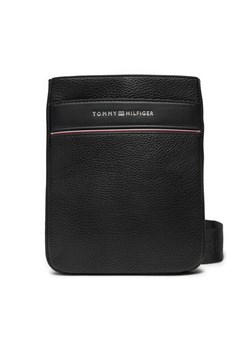 Saszetka Tommy Hilfiger Th Corp Mini Crossover AM0AM13113 Czarny ze sklepu eobuwie.pl w kategorii Saszetki - zdjęcie 183920980