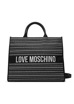 Torebka LOVE MOSCHINO JC4239PP0MKO100A Czarny ze sklepu eobuwie.pl w kategorii Torby Shopper bag - zdjęcie 183920992