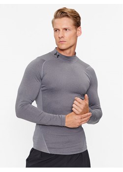 Under Armour T-Shirt Ua Hg Armour Comp Mock Ls 1369606 Szary Compression Fit ze sklepu MODIVO w kategorii T-shirty męskie - zdjęcie 183921664