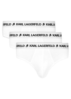 KARL LAGERFELD Komplet 3 par slipów A1M47152 Biały ze sklepu MODIVO w kategorii Majtki męskie - zdjęcie 183921673