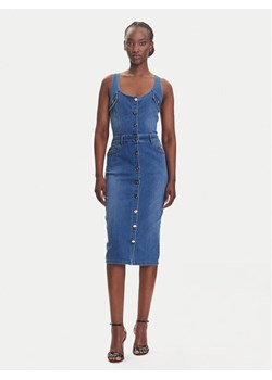 Fracomina Sukienka jeansowa FP25SD4001D46402 Niebieski Slim Fit ze sklepu MODIVO w kategorii Sukienki - zdjęcie 183921752