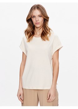 Outhorn T-Shirt TTSHF426 Écru Regular Fit ze sklepu MODIVO w kategorii Bluzki damskie - zdjęcie 183921794