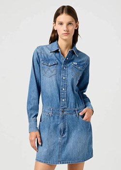 WRANGLER DAMSKA SUKIENKA JEANSOWA WRANGLER LS DENIM DRESS ULTRA MARINE 112362610 ze sklepu YouNeedit.pl w kategorii Sukienki - zdjęcie 183923082