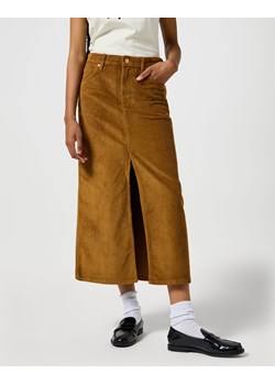 WRANGLER DAMSKIE SPÓDNICE SZTRUKSOWA WRANGLER CORDUROY MAXI COGNAC 112356436 ze sklepu YouNeedit.pl w kategorii Spódnice - zdjęcie 183923184