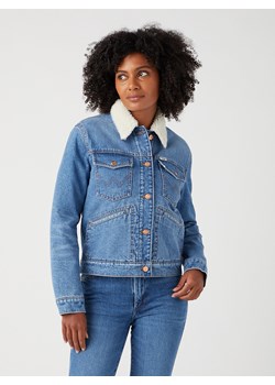 WRANGLER DAMSKA KURTKA JEANSOWA WRANGLER HERITAGE SHERPA JACKET FIRST LOVE 112342682 ze sklepu YouNeedit.pl w kategorii Kurtki damskie - zdjęcie 183923202