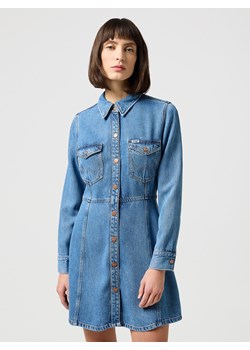 WRANGLER DAMSKA SUKIENKA JEANSOWA WRANGLER A LINE SHIRT DRESS PARTNERS 112350340 ze sklepu YouNeedit.pl w kategorii Sukienki - zdjęcie 183923263