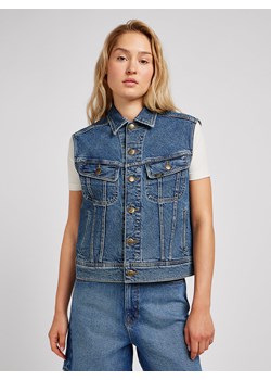 LEE DAMSKA KURTKA JEANSOWA LEE SLEEVELESS RIDER JKT CLASSIC INDIGO 112349537 - id: 47072 - marki Lee - 183923292 LEE DAMSKA KURTKA JEANSOWA LEE SLEEVELESS RIDER JKT CLASSIC INDIGO 112349537 ze sklepu YouNeedit.pl w kategorii Kamizelki damskie - zdjęcie 183923292