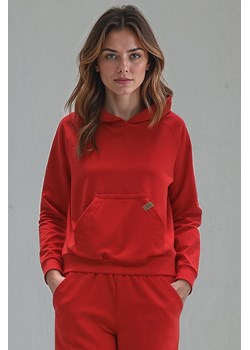 Bluza nierozpinana Vivisence 9003 czerwony ze sklepu kontri.pl w kategorii Bluzy damskie - zdjęcie 183923532